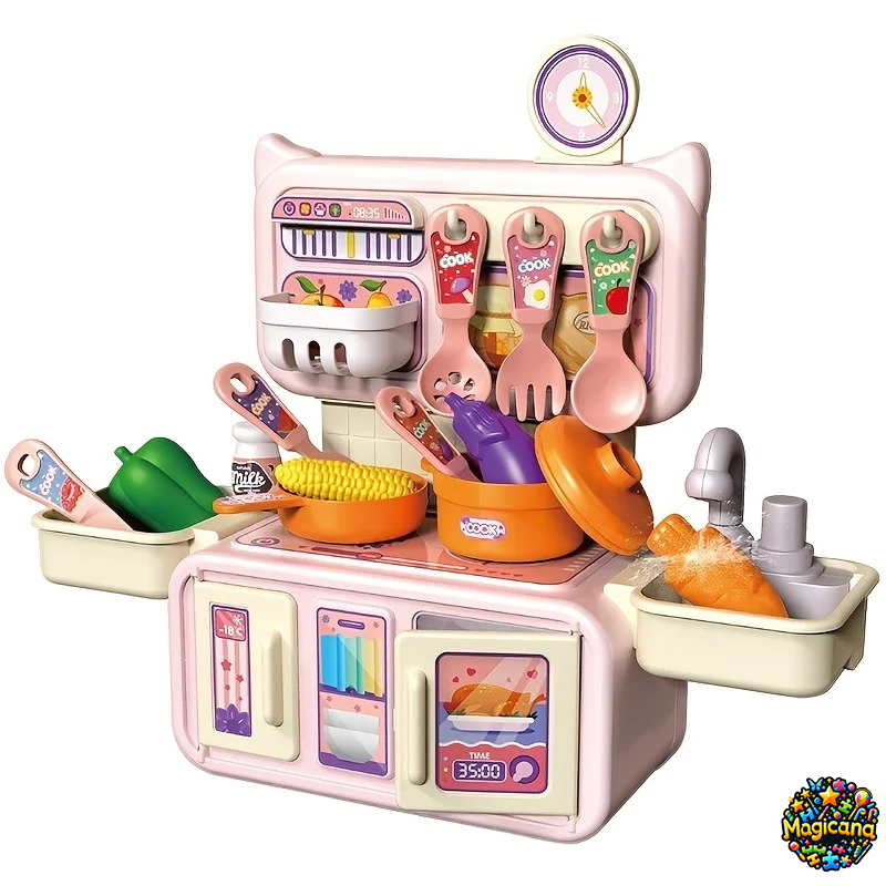 Ensemble de Jouets de Cuisine Ménagère pour Enfants