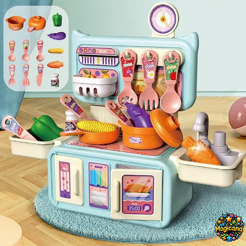 Ensemble de Jouets de Cuisine Ménagère pour Enfants